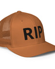 RIP Coffee closed-back-trucker-cap-caramel-right-front