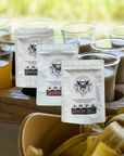 RIP Coffee Sample Pack Trio - 3x2.5oz Ground or Whole Bean | Bold Blends: Campfire, Vaquero, Mombacho | Get One Free