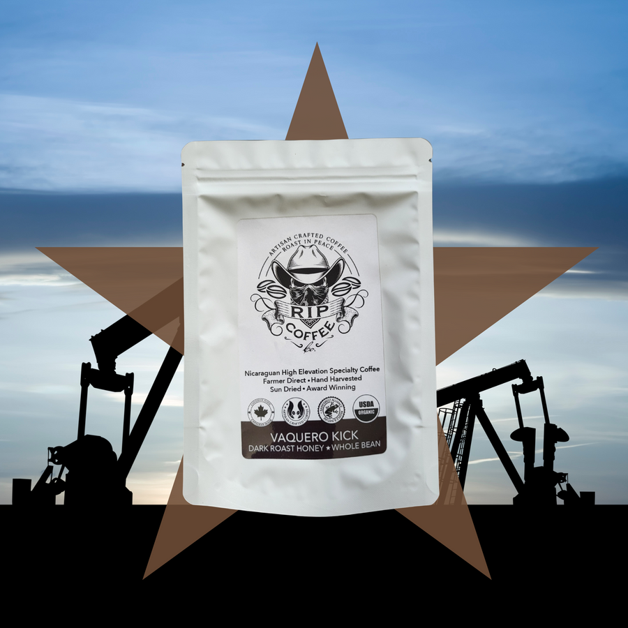 RIP Coffee Sample Pack Trio - 3x2.5oz Ground or Whole Bean | Bold Blends: Campfire, Vaquero, Mombacho | Get One Free